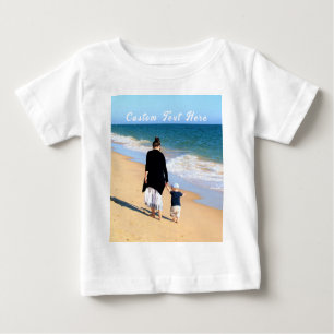 Custom Your Photo Baby T-Shirt Gift with Text