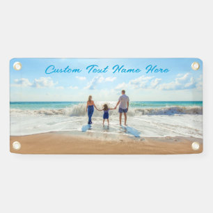 Custom Your Photo Banner with Text