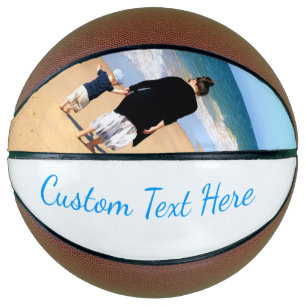Custom Your Photo Basketball Gift with Text Name
