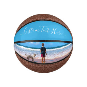 Custom Your Photo Basketball Personalised Text