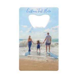 Custom Your Photo Bottle Opener Personalised Text