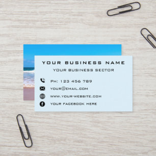 Custom Your Photo Business Card Personalised
