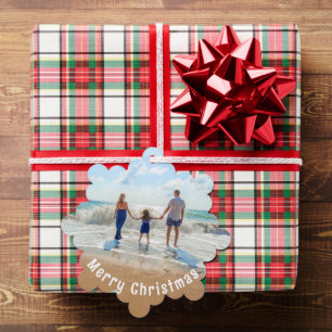 Custom Your Photo Christmas Ornament Card Gift