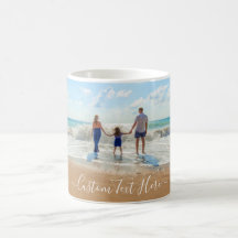 Custom Your Photo Coffee Mug Gift with Text Name