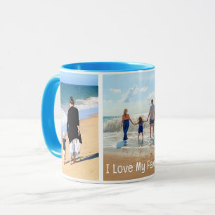 Custom Your Photo Collage Mug Gift with Text
