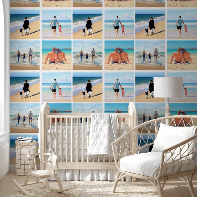 Custom Your Photo Collage Personalised Photos Wallpaper (Kids)