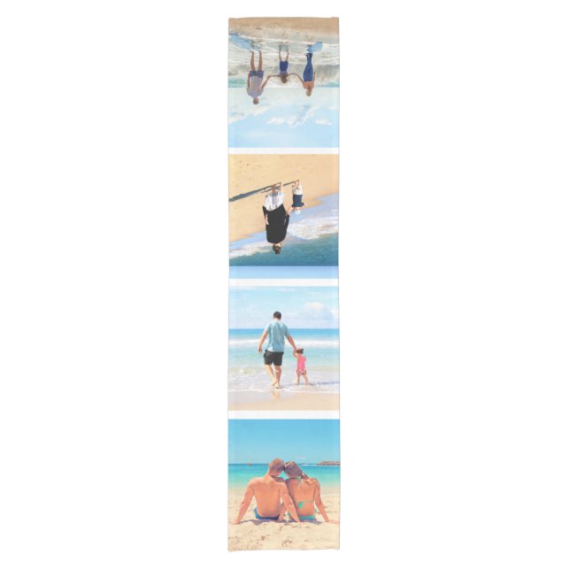 Custom Your Photo Collage Table Runner (Front)