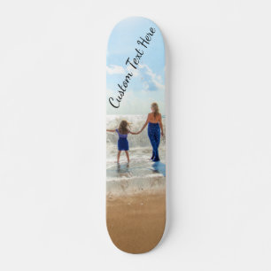 Custom Your Photo Design Skateboard with Text