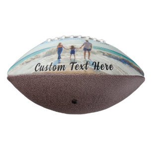 Custom Your Photo Football Personalised Text