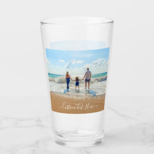 Custom Your Photo Glass with Text Name