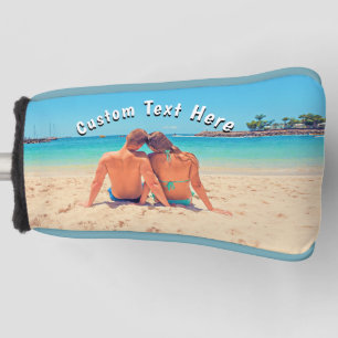 Custom Your Photo Golf Head Cover Gift with Text