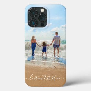 Custom Your Photo iPhone Case Gift with Text Name