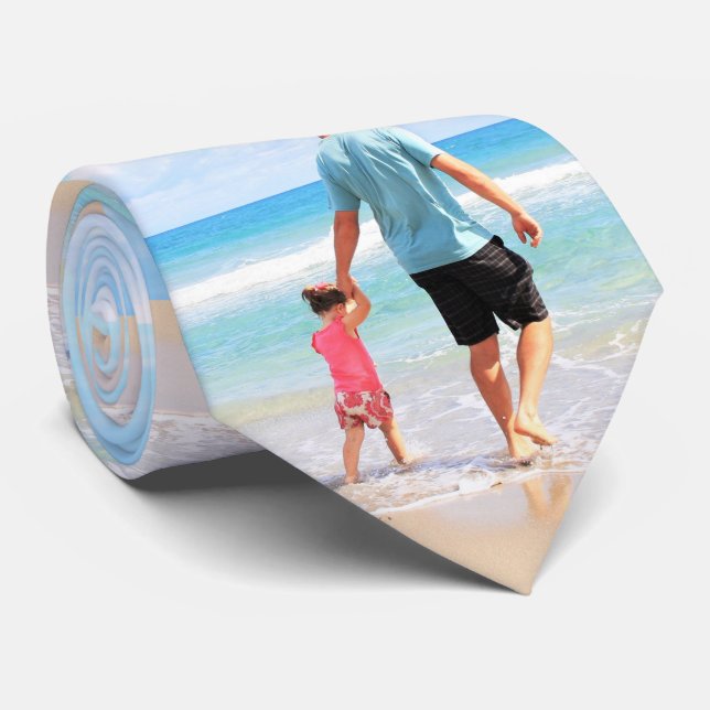 Custom Your Photo Neck Tie Personalised Gift (Rolled)