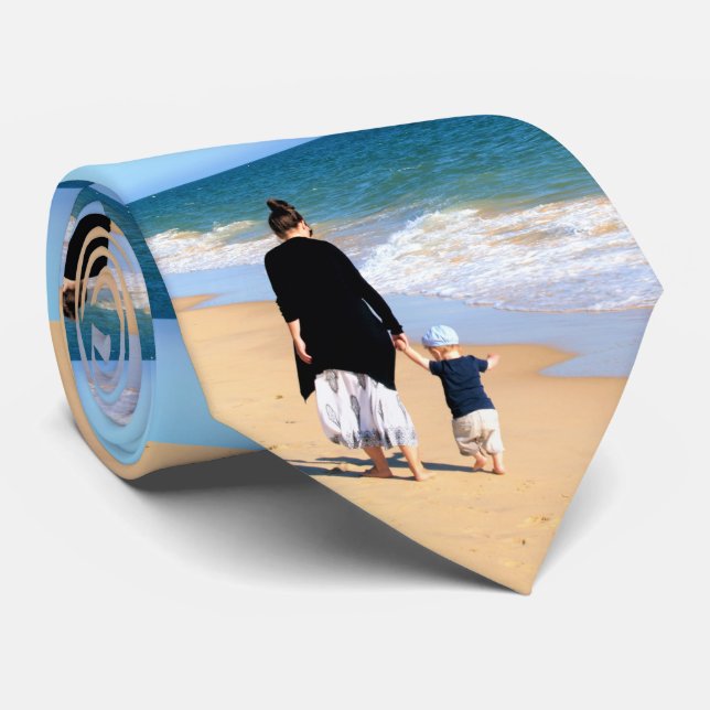 Custom Your Photo Neck Tie Personalised Gift (Rolled)
