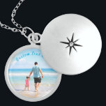 Custom Your Photo Necklace Gift with Text<br><div class="desc">Custom Photo and Text Necklaces - Your Own Design - Special - Personalised Family / Friends or Personal Necklace / Gift - Add Your Text and Photo - Resize and move or remove and add elements / image with customisation tool. Choose / add your favourite font / text colour /...</div>