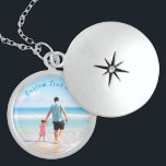 Custom Your Photo Necklace Gift with Text<br><div class="desc">Custom Photo and Text Necklaces - Your Own Design - Special - Personalised Family / Friends or Personal Necklace / Gift - Add Your Text and Photo - Resize and move or remove and add elements / image with customisation tool. Choose / add your favourite font / text colour /...</div>