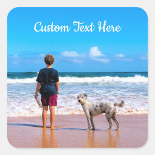 Custom Your Photo Sticker with Text