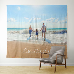 Custom Your Photo Tapestry with Text
