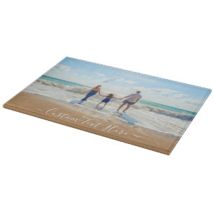 Custom Your Photo Text Cutting Board Personalised
