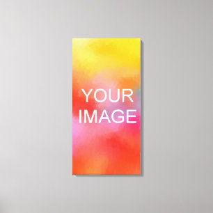Custom Your Picture Photo Image Template Stretched Canvas Print
