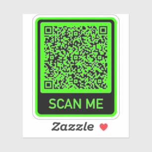 Custom Your QR Code Bumper Sticker Template