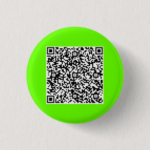 Custom Your QR Code Funny Button - Choose Colour
