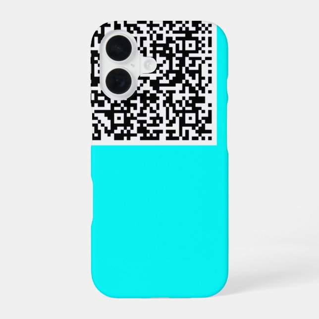 Custom Your QR Code Funny iPhone Case Choose Colou (Back)