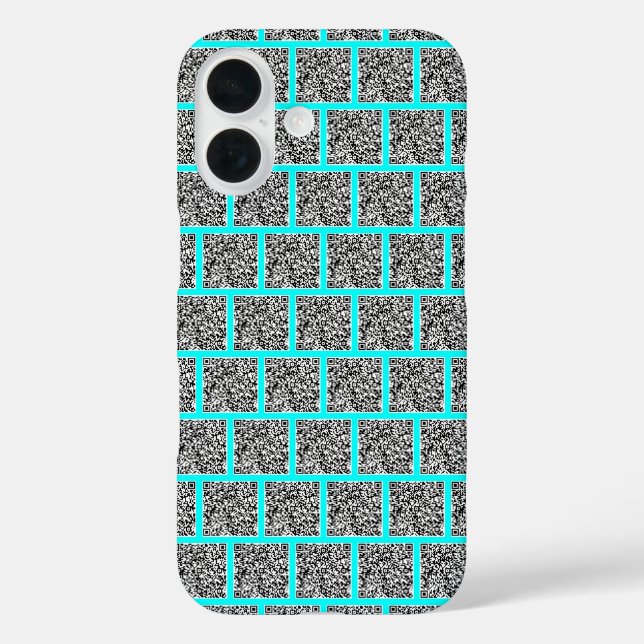 Custom Your QR Code Funny iPhone Case Choose Colou (Back)
