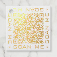 Custom Your QR Code Scan Info Favour or Gift Tags