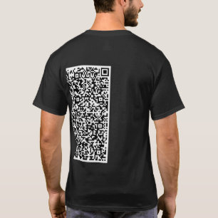 Custom Your QR Code Scan Info Personalised T-Shirt