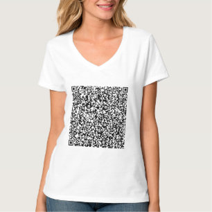 Custom Your QR Code Scan Info T-Shirt Gift