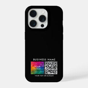 Custom Your QR Code Upload Business Logo Here iPhone 15 Pro Case
