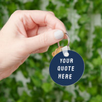 Custom Your Quote Here Gift Navy Blue Personalised