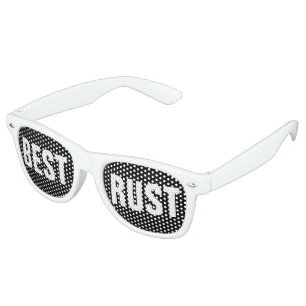 Custom your text, image & background colour retro sunglasses