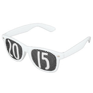Custom your text, image & background colour retro sunglasses