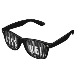 Custom your text, image & background colour retro sunglasses