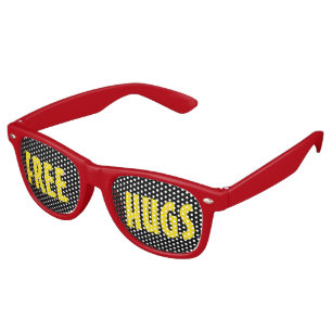Custom your text, image & background colour retro sunglasses