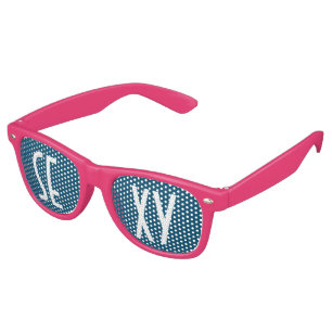Custom your text, image & background colour retro sunglasses
