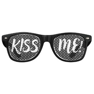 Custom your text, image & background colour retro sunglasses