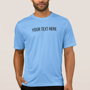 Custom Your Text Image Modern Template Mens Sport T-Shirt