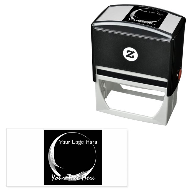 Custom Your text Image Self Inking Rubber Stamp (In Situ)