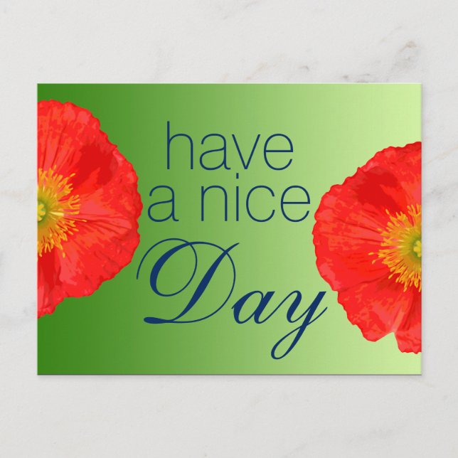 Custom your text, sign, image & background postcard (Front)