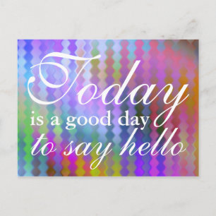 Custom your text, sign, image & background postcard