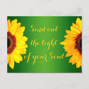 Custom your text, sign, image & background postcard