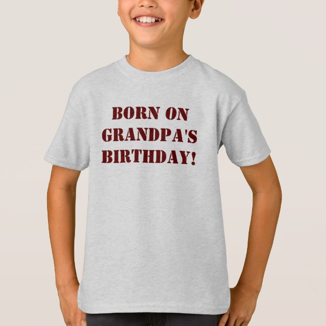 Custom Youth Birthday Shirt (Front)