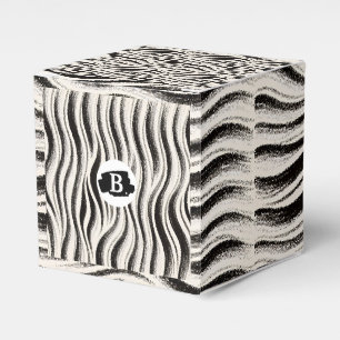 Custom Zebra Favour Box – Personalised Party Favou
