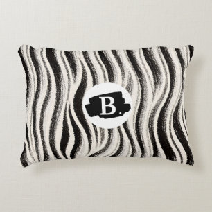 Custom Zebra Stripe Accent Pillow – Personalised