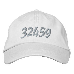 Custom Zip or Area Code Hat/Cap Embroidered Hat