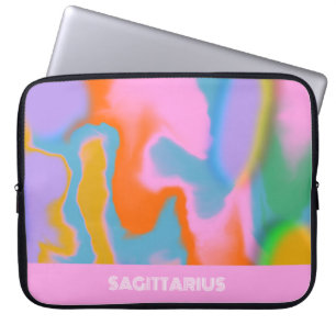 custom zodiac sign modern colourful HP Laptop Skin Sleeve