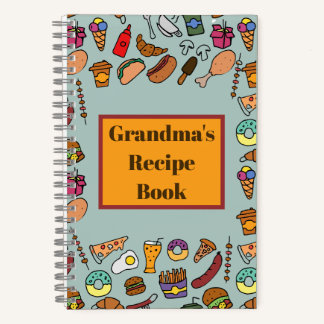 CustomCustomizable Recipe Write Your Own Recipes  Notebook